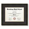 ArtToFrames 12x16 inch Diploma Frame - Framed with Black and Gold Mats, Comes with Regular Acrylic and Wire Hanger for Wall Hanging (D-12x16)